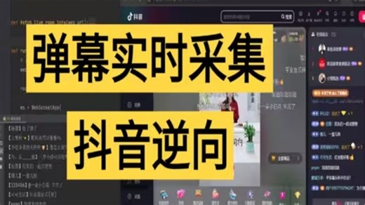 2025最新版-抖音直播间实时评论抓取实现原理 逆向signature 弹幕采集