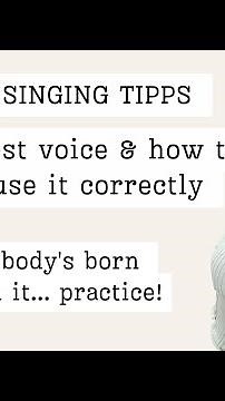 How to sing using 👉 chest voice THE RIGHT WAY