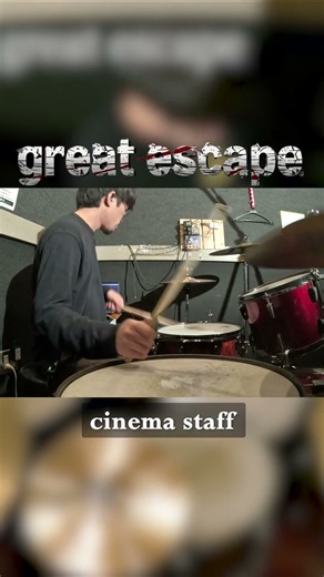 【叩いてみた 別アングル】cinema staff/great escape＃スミドラムス #ドラム #叩いてみた #drummer #進撃の巨人 #cinemastaff #greatescape