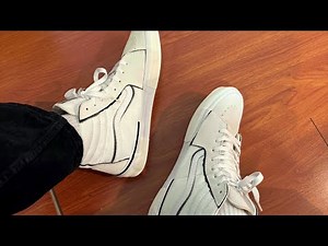 VansMen SK8-Hi Reconstruct Lace-Up Sneakers. Unboxing and review. ￼