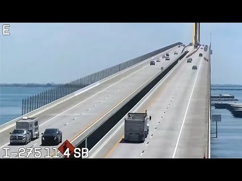 Sunshine Skyway Bridge Live Cam - Florida Live Cam - Florida Traffic Cam