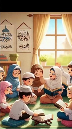 Alifun Allah Babaitullah | Beautiful Islamic Alphabet for Kids 🌙🕋 Angelic Voices #shortsfeed