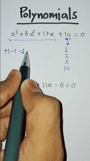 polynomials super trick to find roots of cubic equation | factorisation trick