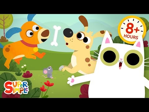 All-Day Pet Songs for Toddlers 🐶🐱 | Cats & Dogs | Super Simple Live