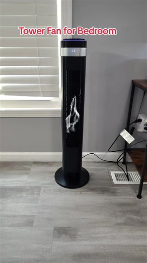Tower Fan for Bedroom, 28dB Silent Standing Fan. Cooling Fan for Home Office #TowerFan #CoolingFanForHome #StandingFan #tiktokshopcreatorpicks #TikTokShopStockUp