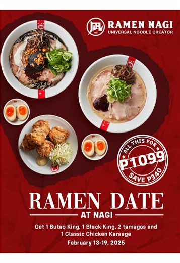Valentine's Ramen Feast - Special Ramen Nagi Offer