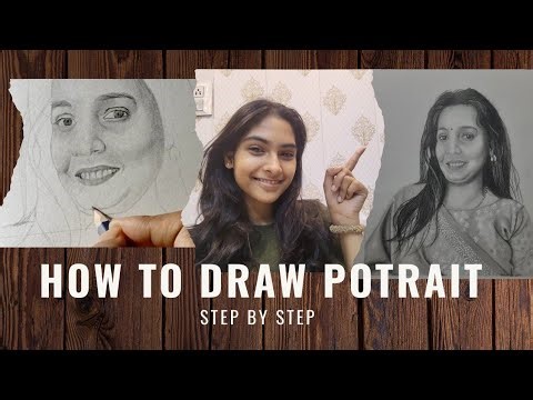 How to draw portrait step by step#art #potrait #sketch 