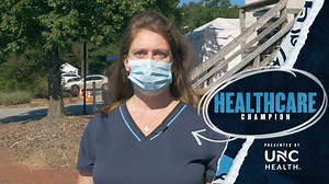 Stacy Scott is a Family Nurse Practitioner deployed at the Respiratory Diagnostic Center. She feels privileged to be part of something so impactful with a great support system in the process. Hear more from Stacy, this week’s Healthcare Champion! 🏆 North Carolina Tar Heels @UNC | UNC Health