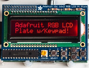 Adafruit RGB Negative 16×2 LCD Keypad Kit for Raspberry Pi #piday #raspberrypi @Raspberry_Pi