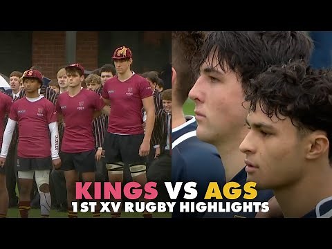 One of the most famous rivalries in New Zealand rugby | King's vs AGS | 1st XV Rugby Highlights
