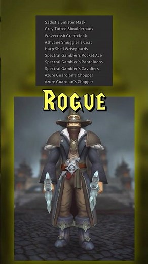 TRANSMOGS - Rogue "Worgen Hunter" #worldofwarcraft #transmogs #warwithin