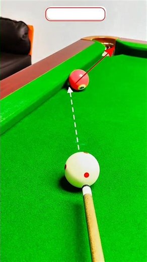 DON'T JUST HIT IT! 🛑 Correct Way to Put the Ball in the Corner Hole!🔥#shorts #billiards #trickshot