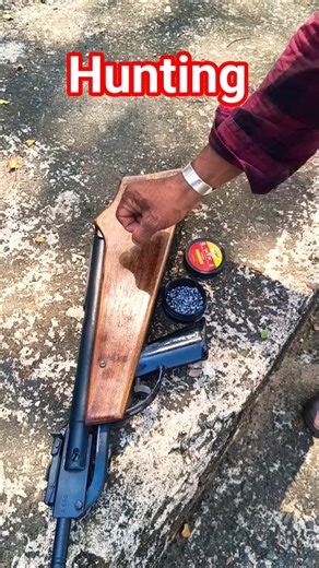 fish hunting with break barrel airgun#