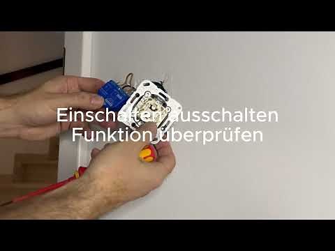 Shelly 1 Anschließen einfach erklärt mit App steuern Smarthome für Laien Shelly 1 Plus gen3