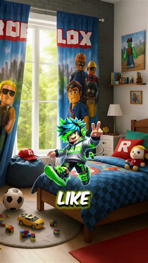 This ROBLOX Bedroom Is Every Gamer’s Dream 😱🔥 #roblox