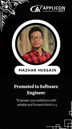 Congrats to Mazhar Hussain on His Well-Deserved Promotion 👏