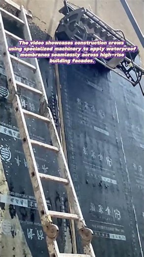 Smart Construction: Automated Waterproof Membrane Application for Building Exteriors