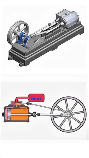 How a Steam Engine Turns Steam Into Power! ⚙️🔥 || Simple Steam Engine Mechanism Engineering Genius!