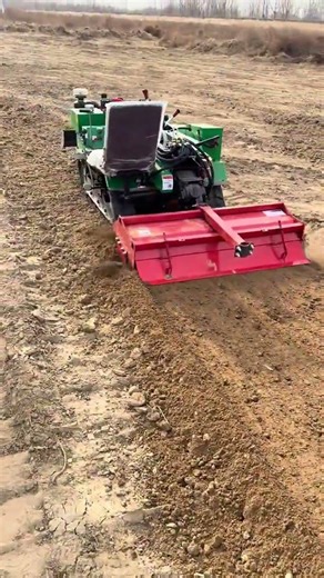 Multi-function crawler micro tillage machine. One machine can be used for multiple purposes, sav