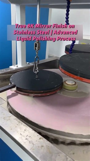 True 8K Mirror Finish on Stainless Steel | Advanced Liquid Polishing Process#mirrorfinish
