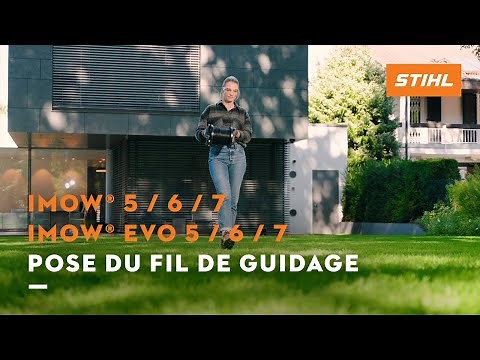 Pose du fil de guidage - Tondeuse robot STIHL iMOW®