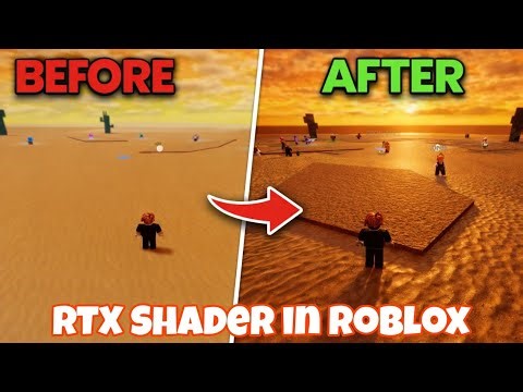 Minecraft RTX shader in roblox! RTX Shader script op keyless