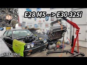 Fitting the BMW E28 M5's Mighty S38 Engine Into an E30 Coupe | S38 E30 Ep. 1