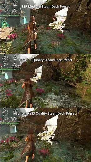 Clair Obscur: Expedition 33 on Steam Deck | FSR 4.1 vs TSR vs XeSS | Best Settings Guide #handheld