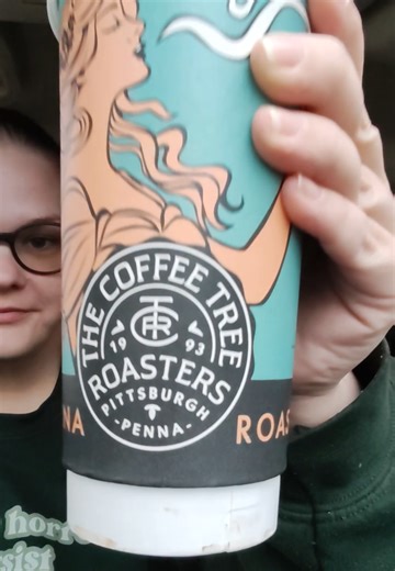 We went to The Coffee Tree Roasters for the first time and I had to do a double take! This place is a major coffee chain DUPE in the best way. Coffee was great, coffee cake was yummy, and the service was top tier! (penjamen hits in the car sold separately) #pghcoffee