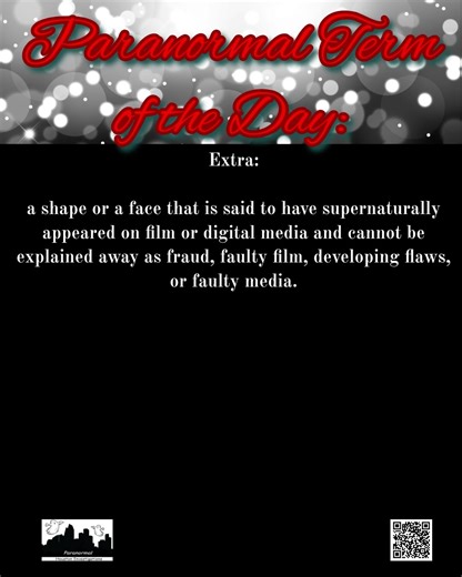 Paranormal Term of the Day: Extra
