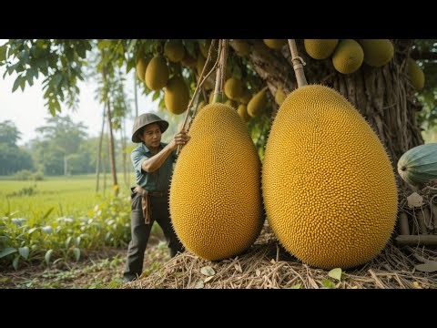 Inside Thailand’s Jackfruit Farms: Harvesting, Storage, and Market Sales Explained