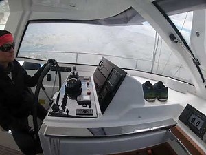 Test sailing an Amel 50