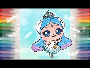 🦢색칠놀이🦢 프린세스 캐치티니핑 우아한 사뿐핑 색칠하기🎨 Catch teenieping GRACEPING coloring 색칠공부