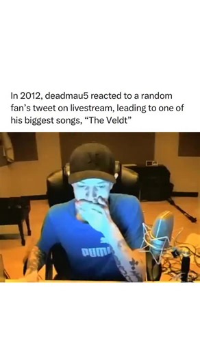 EDM Music on Instagram: "In March 2012, deadmau5 was livestreaming a studio session when he played an early instrumental inspired by a Ray Bradbury short story. A then-unknown 17-year-old fan, Chris James, tweeted him a link to his own vocal take on the track and asked him to listen live on stream. What followed became legendary. Deadmau5 hit play expecting to critique it, then went completely silent as the first verse came in before blurting out pure shock. The lyrics matched the story’s theme 