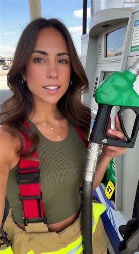 The first thing firefighters do when flames are blocking the exit 🚨