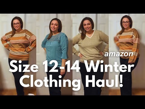 Size 12-14 Winter Clothing Haul & Try On! | 2026 NEW YEAR CLOSET REFRESH!