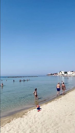 Santa Marinella Beach 🇮🇹 | Crystal Clear Waters #SantaMarinella #Italy #Rome #Lazio #ItalyTravel