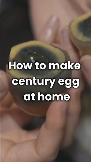How to make century egg at home DIY #diy #homemade #egg #food #youtubeshorts #viral
