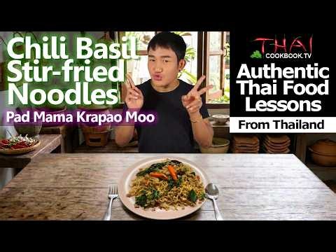 Mama Pad Kra Pao Moo (Mama Pad Kaphrao Moo) — Authentic Thai Recipe