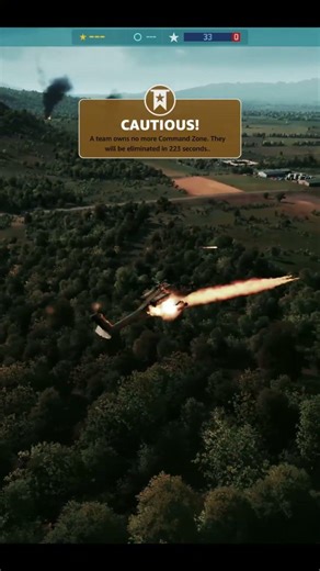 The Boeing AH-64 Apache rocket barrage