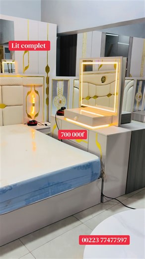 Lit Complet avec Armoire et Coiffeuse à Bamako