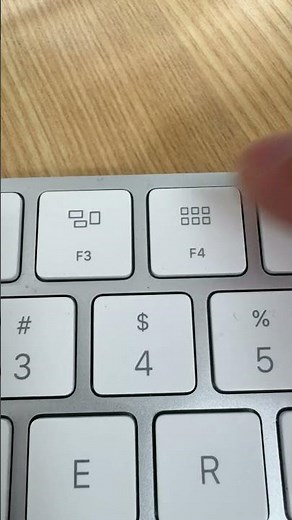 F3 vs F4 Special Keyboard on Mac