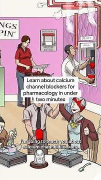 Calcium Channel Blockers explained #youtubeshorts