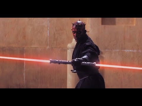 Darth Maul vs Qui-Gon & Obi-Wan | Star Wars The Phantom Menace (1999) Movie Clip 4K