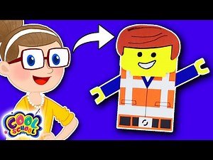 DIY Lego Character! Crafty Carol Crafts Crafts for Kids | Cool School - Videos For Kids