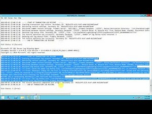 How Add ndf file on Primary Server in Log shipping?, Restored job failed (Part 5)