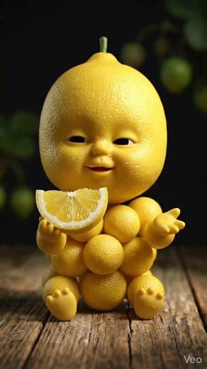 Meet Lemon Baby 🍋 | Cute & Healthy AI Short