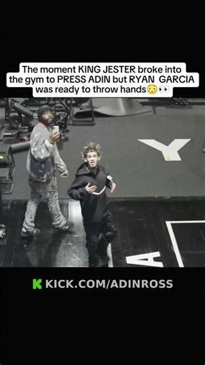 Ryan Garcia CRASHES King Jester ! (Gone Wrong) #ryangarcia #adinross #n3on