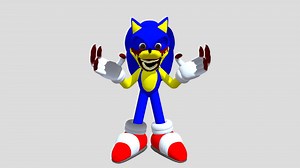 2011 Allfather Sonic.EXE - Download Free 3D model by NexusSpeedster (@nexusfnf)