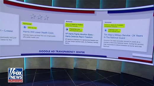 12K views · 459 reactions | Off The Grid: Will & Pete react to both campaign's war chest, and the Harris team accused of rewriting headlines in Google ads to make it look like she's getting glowing reviews! | Fox & Friends | Facebook
